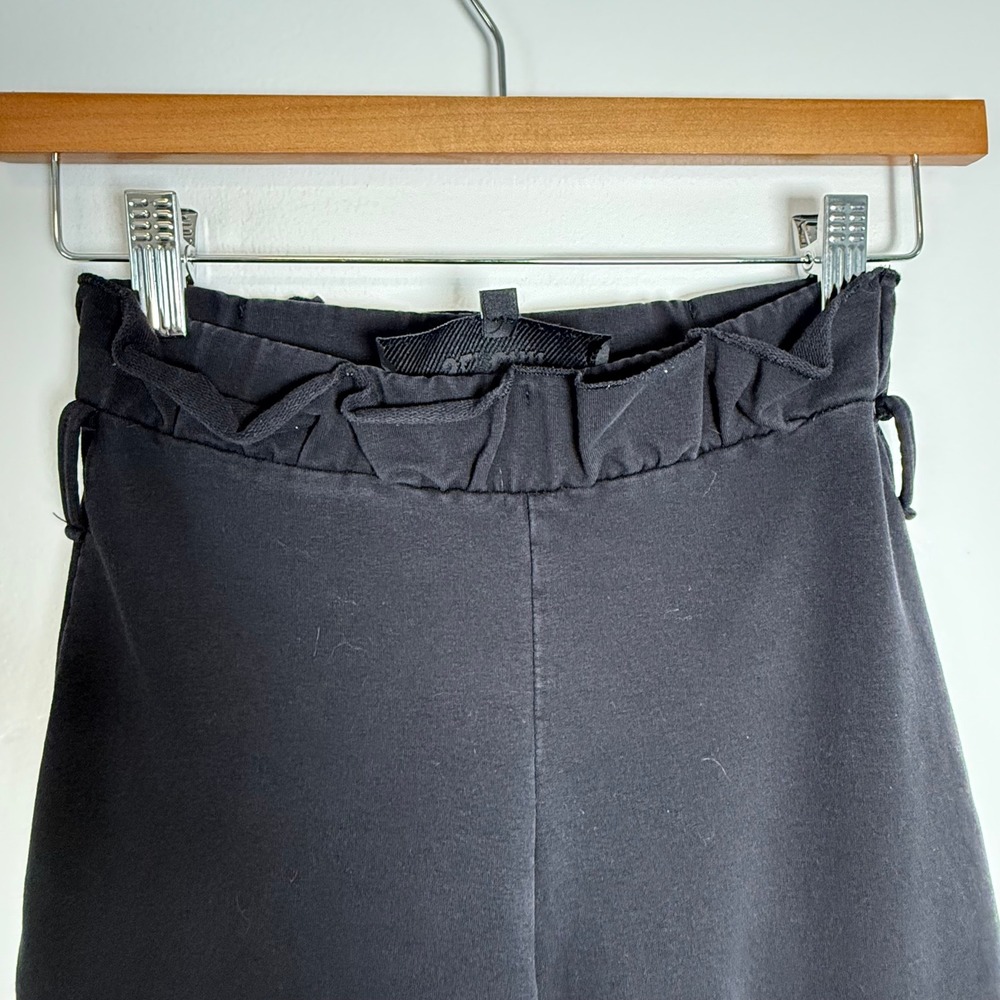 SLGHR Black‎ High Waisted Wide Leg Pants Size 4 Paperbag Waist - Picture 5 of 9